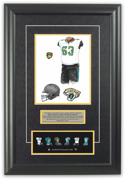 Jacksonville Jaguars Inaugural Season Shadow Box