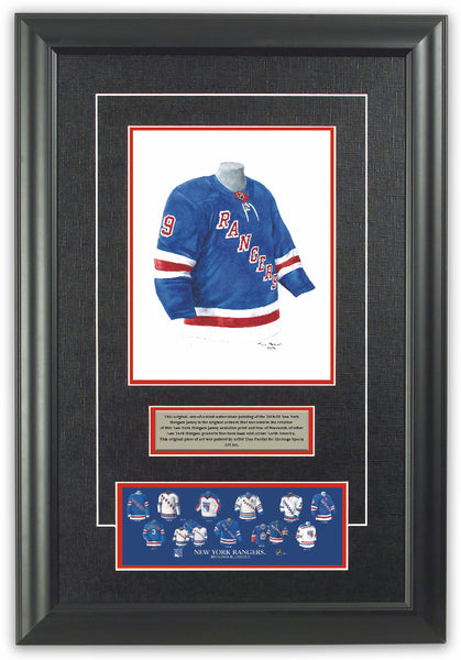 NHL New York Rangers 2018-19 uniform and jersey original art