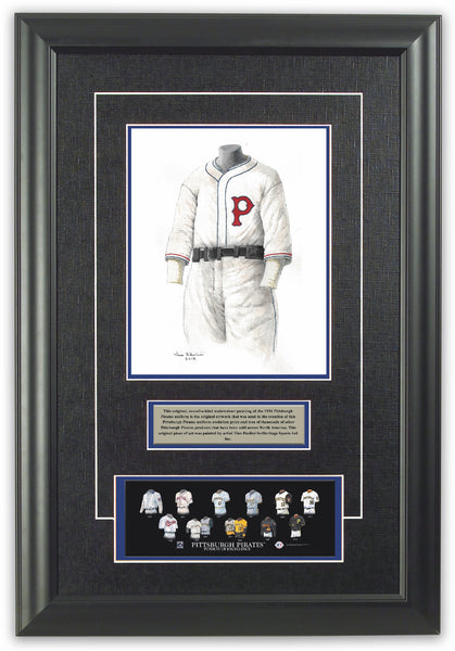 Pittsburgh Pirates 1934 uniform artwork, This is a highly d…