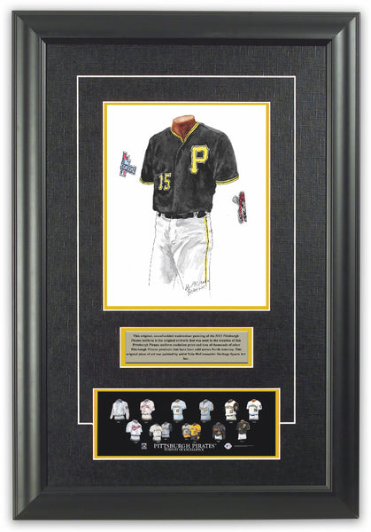 MLB Pittsburgh Pirates 1979 uniform original art – Heritage Sports Art