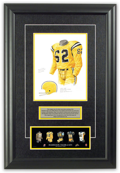 CFL Hamilton Tiger-Cats 1957 uniform original art – Heritage Sports Art