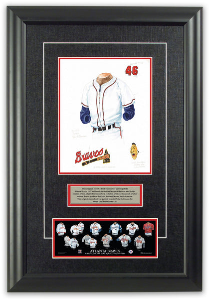 MLB Atlanta Braves 1957 uniform original art – Heritage Sports Art