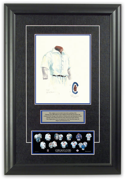 MLB Chicago Cubs 2016 uniform original art – Heritage Sports Art