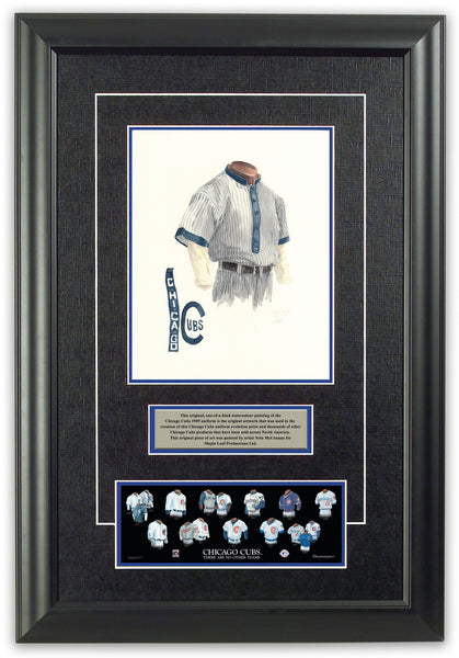 Chicago Cubs 1909 uniform artwork, This is a highly detaile…