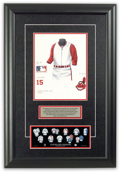 Cleveland Indians 1969 uniform artwork, This is a highly de…