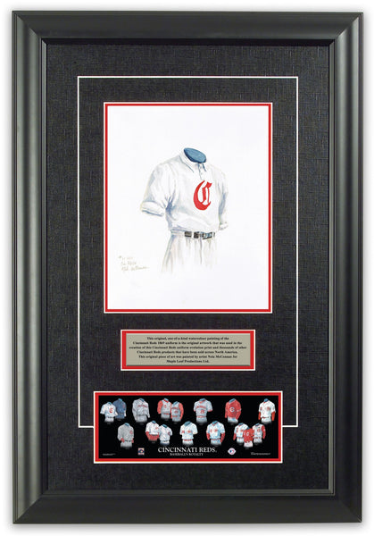 MLB Cincinnati Reds 1990 uniform original art – Heritage Sports Art