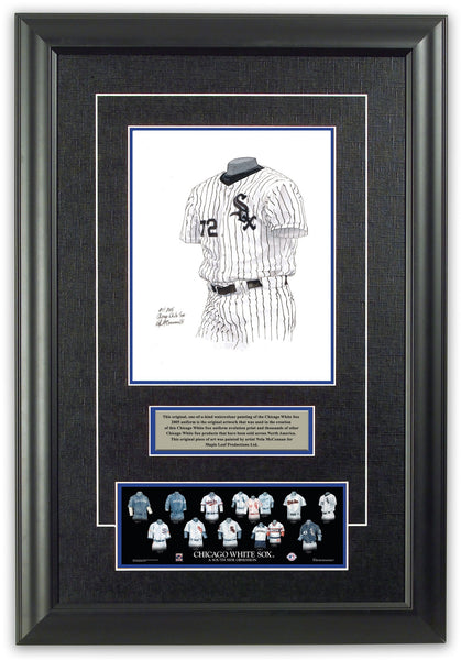 MLB Chicago White Sox 2005 uniform original art – Heritage Sports Art