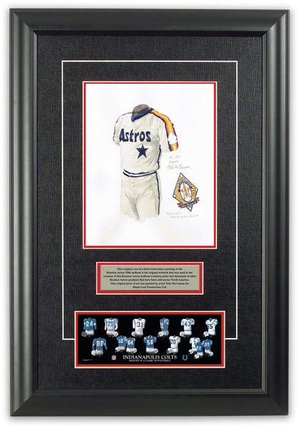 Houston Astros 1986 uniform artwork, This is a highly detai…