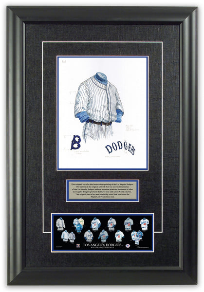MLB Los Angeles Dodgers 1933 uniform original art – Heritage Sports Art
