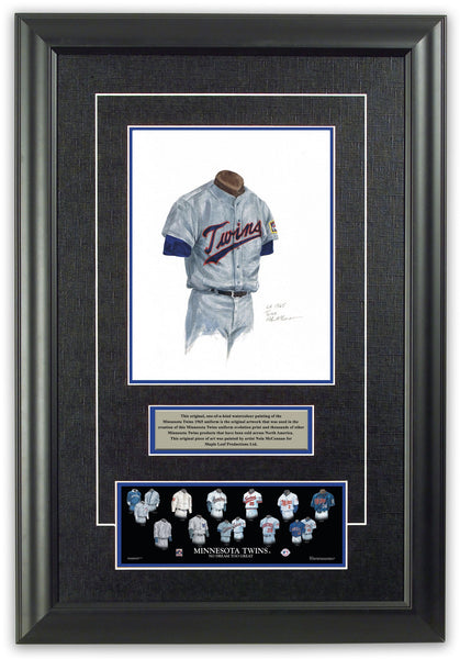 MLB Minnesota Twins 1965 uniform original art – Heritage Sports Art