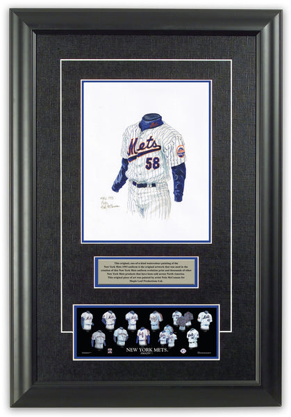 MLB New York Mets 1993 uniform original art – Heritage Sports Art