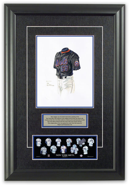 MLB New York Mets 1999 uniform original art – Heritage Sports Art