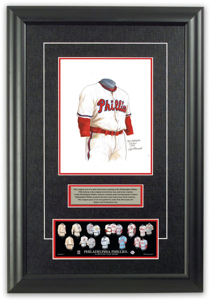 MLB Philadelphia Phillies 1948 uniform original art – Heritage Sports Art