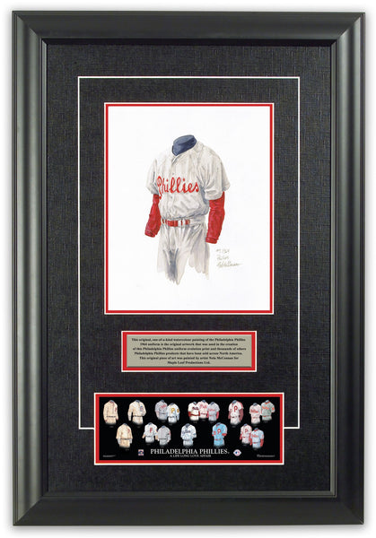 MLB Philadelphia Phillies 1964 uniform original art – Heritage Sports Art