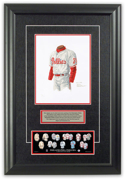 Philadelphia Phillies 1993 uniform artwork, This is a highl…