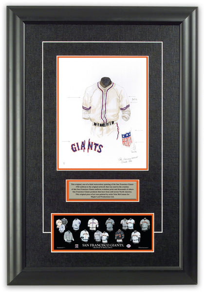 MLB San Francisco Giants 1999 uniform original art – Heritage