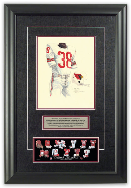 NFL Arizona Cardinals 1967 uniform original art – Heritage Sports Art