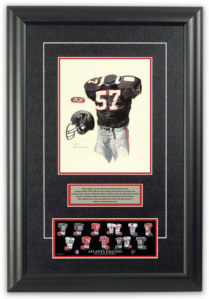 Deion Sanders Signed Atlanta Falcons Framed Black Custom Jersey – Super  Sports Center