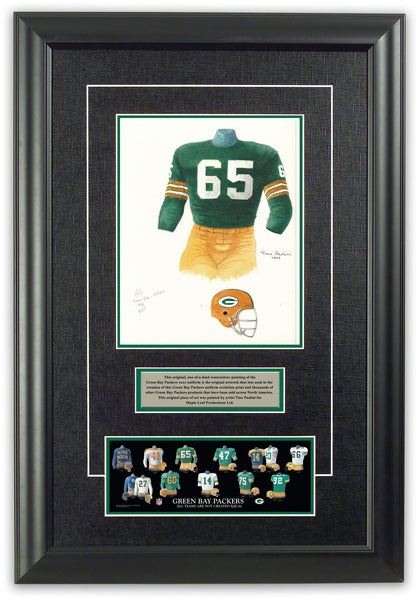 NFL Green Bay Packers 1966 uniform original art – Heritage Sports Art