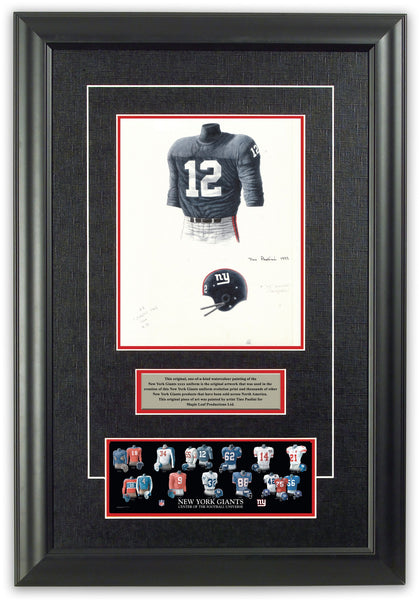 NFL New York Giants 1962 uniform original art – Heritage Sports Art