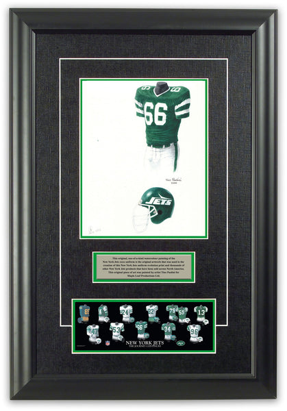 NFL New York Jets 1986 uniform original art – Heritage Sports Art