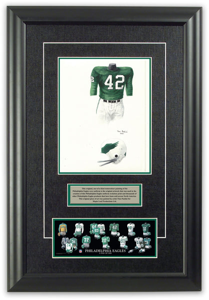 Philadelphia Eagles 1972 uniform artwork, This is a highly …