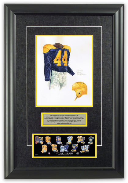 Cleveland Rams 1940 uniform artwork