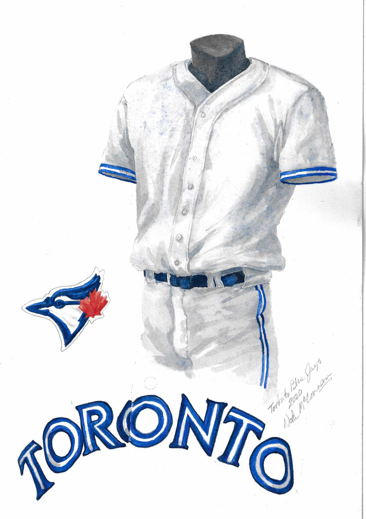 MLB Toronto Blue Jays 2020 uniform original art – Heritage Sports Art