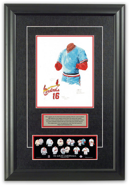 St. Louis Cardinals 1982 uniform artwork, This is a highly …