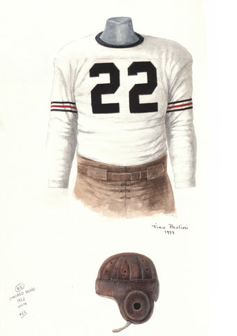 MLB Chicago Cubs 1909 uniform original art – Heritage Sports Art