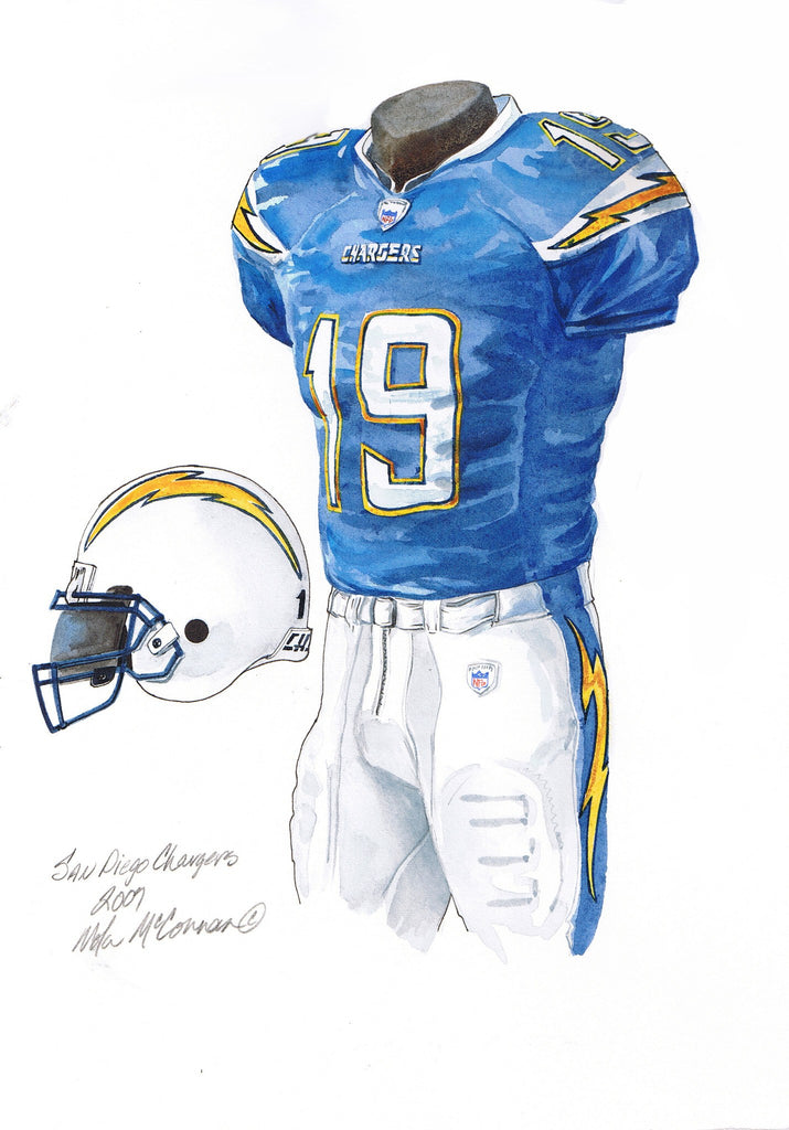 chargers jersey black