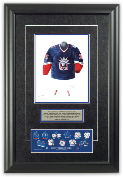 New York Rangers 1997-98 jersey artwork, This is a highly d…