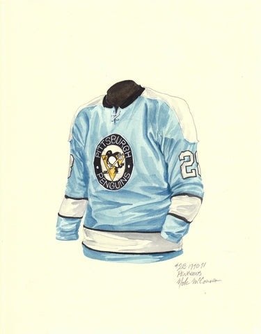 Pittsburgh Penguins 1967-68 jersey artwork, This is a highl…