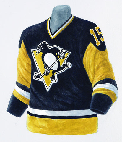 1970-71 Pittsburgh Penguins Home (White) Set 1 Game Worn Jerseys 